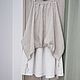 No№228 Double linen boho skirt. Skirts. Olga V. Kazarinova. My Livemaster. Фото №6