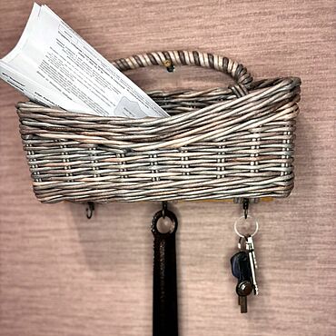 Для дома и интерьера ручной работы. Ярмарка Мастеров - ручная работа Ключница настенная плетеная. Handmade.