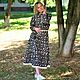 Dress made of cotton fabric 'Wanderer '. Dresses. Olga Lado. My Livemaster. Фото №4