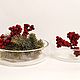 Блюдо стекло для композиций, свечей. Новогодняя флористика. Вазы. DARK FLORIST Флористика Декор ЦВЕТЫ. Ярмарка Мастеров.  Фото №4