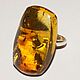 Order Amber ring with inclusions. podaro4ek22. Livemaster. . Ring Фото №3