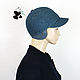 Women's cap baseball cap. 100% wool. Seven colors. Baseball caps. Mishan (mishan). My Livemaster. Фото №4