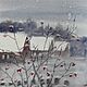 Не спеши, снегопад, Картины, Вологда,  Фото №1