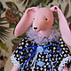 Интерьерная игрушка зайка. Интерьерная кукла. Handsewing.toys (Ирина). Интернет-магазин Ярмарка Мастеров.  Фото №2
