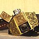 Belt buckle lighter 'Three dragons', Straps, Mytishchi,  Фото №1