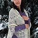 Order Ivory lace shawl, wedding shawl made of merino wool. KnitLaceDreams. Livemaster. . Shawls Фото №3