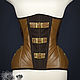Корсет с натуральной кожей. Одежда для субкультур. Shi Corset (Анна). Интернет-магазин Ярмарка Мастеров.  Фото №2