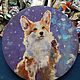Oil painting 'Magic corgi', round canvas,25 cm. Pictures. Zhanne Shepetova. Online shopping on My Livemaster.  Фото №2