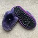 Mouton slippers size 33 purple, Footwear for childrens, Moscow,  Фото №1