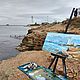 «Спокойное море не воспитывает хороших моряков» Картина маслом 30х65см. Картины. Шубин Артем (shubin-art). Интернет-магазин Ярмарка Мастеров.  Фото №2