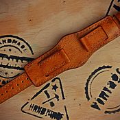Украшения handmade. Livemaster - original item Aviator strap for red watch. Handmade.