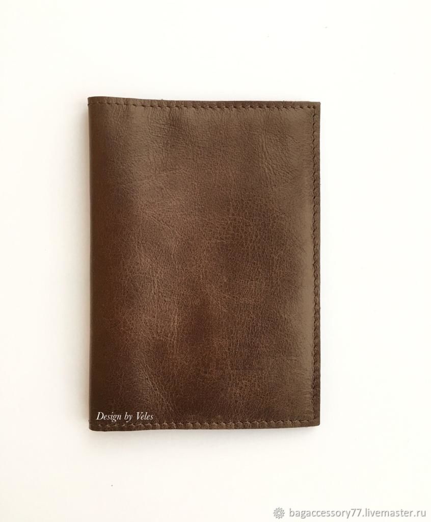 Leather cover for documents, Cover, Moscow,  Фото №1
