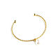 Gold Bracelet with Pearl Pendant, White Pearl Bracelet. Bead bracelet. Irina Moro. My Livemaster. Фото №6