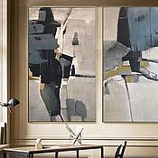 Интерьерная картина, Картина в дом, панно в офис, Картина «Пионы»