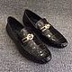 Moccasins made of genuine crocodile leather, black color!. Moccasins. SHOES&BAGS. My Livemaster. Фото №6