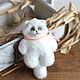 Карманная мягкая игрушка котик Пушистик. Мягкие игрушки. ToysMari (handmademari). Интернет-магазин Ярмарка Мастеров.  Фото №2