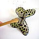 Acacia Wood Hairpin with Leopard Butterfly Resin. Hairpin. WonderLand. My Livemaster. Фото №4