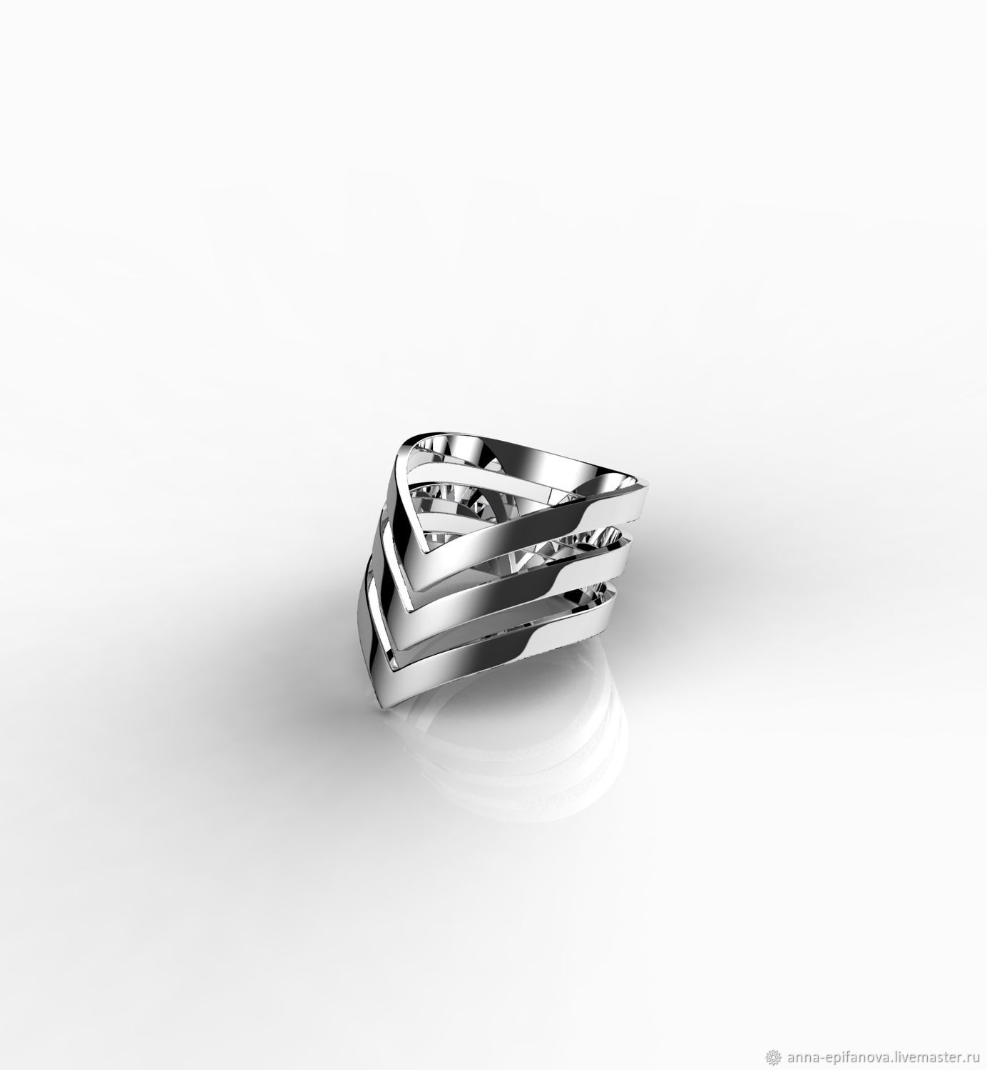 Широкое кольцо Клеопатра серебро (К37) в интернет-магазине Ярмарка Мастеров по цене 6900 ₽ – NJEWSRU