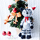 Новогодний Котик. Мягкие игрушки. Игрушки от Верушки, Липина Вероника. Ярмарка Мастеров.  Фото №4