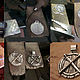 Military Amulet 'Axe and sword on the shield'. Hard bracelet. Nomikon - Oleg Sobolev. Online shopping on My Livemaster.  Фото №2