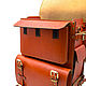 Кожаный ранец "Легион" (рыжий). Рюкзаки. ЭклектикАрт. Ярмарка Мастеров.  Фото №5