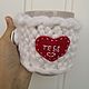 Кружка с чехлом "Тебе". Кружки и чашки. Ирина Кислицына (crochet-irina). Интернет-магазин Ярмарка Мастеров.  Фото №2