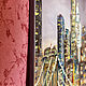 Картина "Ночной город ".Бруклинский мост Нью-Йорк. Картины. SVART2020. Ярмарка Мастеров.  Фото №4