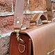 Заказать Деловой портфель из натуральной кожи. Ручная работа. Slav-Leather. Handmade. Ярмарка Мастеров. . Портфель Фото №3