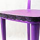 Заказать Retro chair violet. Dizajn mebeli(Decormebel). Ярмарка Мастеров. . Chairs Фото №3