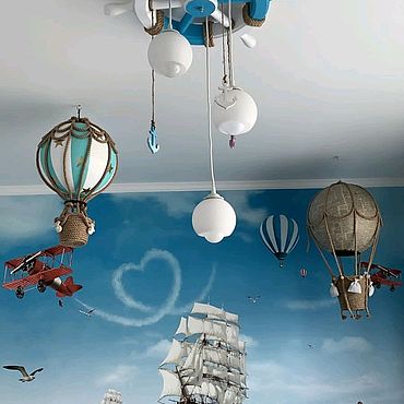 люстра в морском стиле в детскую | Home appliances, Ceiling fan, Table fan