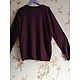 Винтаж: Пуловер унисекс Сливовый р-р L/52-54 наш,Simply Styled,хлопок 60%. Свитера винтажные. Сокровищница Helen Vintage. Интернет-магазин Ярмарка Мастеров.  Фото №2