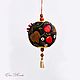 Order Balloon interior collectible Khokhloma made of genuine leather on the Christmas tree. flowersstyle (flowersstyle). Livemaster. . Interior elements Фото №3