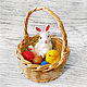 Soap Basket for Easter Handmade Gift Rabbit Easter. Soap. Edenicsoap - soap candles sachets. Online shopping on My Livemaster.  Фото №2