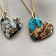 Колье с кулоном в виде сердечка. Колье. Kucha-jewelry. Интернет-магазин Ярмарка Мастеров.  Фото №2
