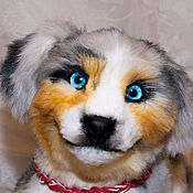 Куклы и игрушки handmade. Livemaster - original item puppy Australian shepherd. Handmade.