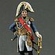 Tin soldier 54 mm. in the painting.Napoleonica.The Davout Marshal of the Empire, Military miniature, St. Petersburg,  Фото №1