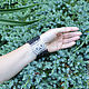 Bracelet BLACK SPINLE handmade author's work. Bead bracelet. NINASilverBox (SilverBox). Online shopping on My Livemaster.  Фото №2