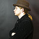 Homburg felt hat. Hats1. Novozhilova Hats. My Livemaster. Фото №6