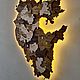 Заказать  Карта Башкортостана. Wooden3Dmap. Ярмарка Мастеров. . Карты мира Фото №3