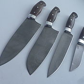 Для дома и интерьера handmade. Livemaster - original item Set of forged knives made of steel H12MF. Handmade.