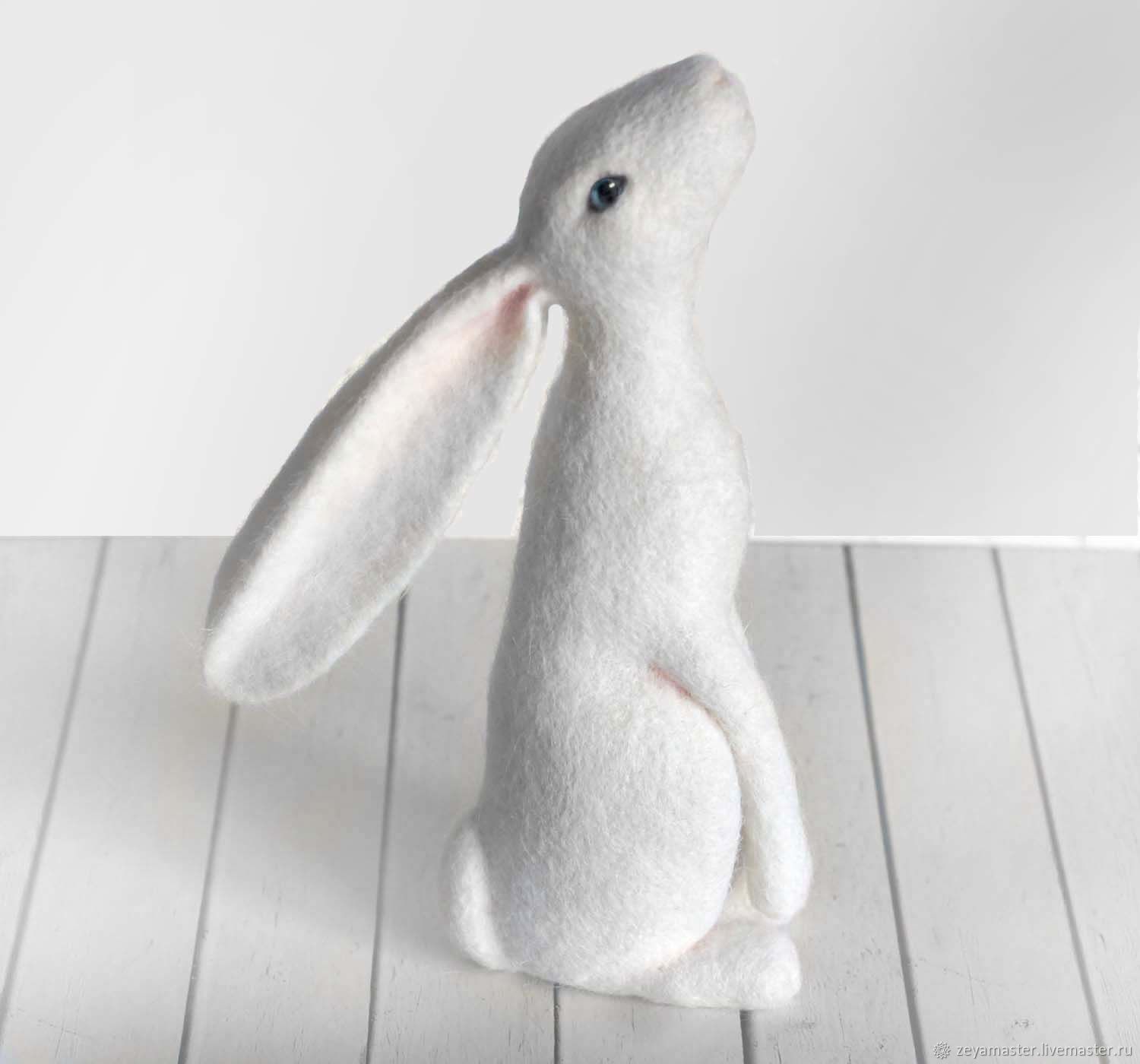 white rabbit toy