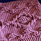 Set knitted antique rose, knitted scarf - snud, knitted hat. Headwear Sets. Milena Pobedova (Milena-Pobedova). Интернет-магазин Ярмарка Мастеров.  Фото №2