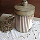 Короб для кухни  " Шоколад"  коричневый бежевый. Банки. Ольга (ok-dekor). Интернет-магазин Ярмарка Мастеров.  Фото №2