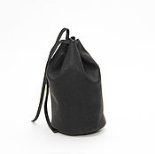Фен-шуй и эзотерика handmade. Livemaster - original item Bag made of genuine calfskin 9h15cm black. Handmade.