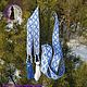 Belt Raciborz white-blue, Belts and ribbons, Chrysostom,  Фото №1