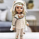 Clothes for Paola Reina dolls. Beige suit with long ears, Clothes for dolls, Voronezh,  Фото №1