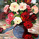 Oil painting Roses, Pictures, Moscow,  Фото №1