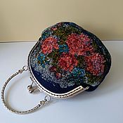 Сумки и аксессуары handmade. Livemaster - original item Bag with clasp: Women`s felted bag Russian style. Handmade.