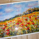 Picture from the wool of a Field of poppies. Pictures. Galina Ansiforova. Online shopping on My Livemaster.  Фото №2