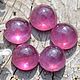 Рубин РОЗОВЫЙ природный, кабошон 8 мм, RB43. Кабошоны. Светлана Снежная  AURA-jewelry. Ярмарка Мастеров.  Фото №6